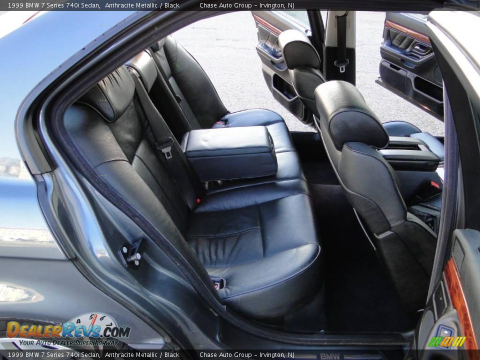 1999 BMW 7 Series 740i Sedan Anthracite Metallic / Black Photo #21