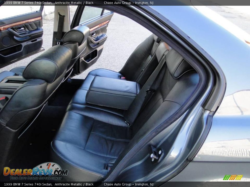 1999 BMW 7 Series 740i Sedan Anthracite Metallic / Black Photo #22