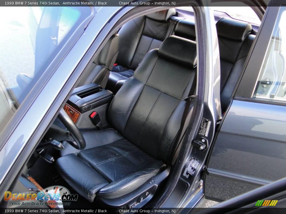 1999 BMW 7 Series 740i Sedan Anthracite Metallic / Black Photo #23