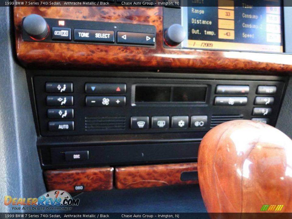 1999 BMW 7 Series 740i Sedan Anthracite Metallic / Black Photo #29