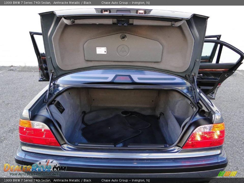 1999 BMW 7 Series 740i Sedan Anthracite Metallic / Black Photo #32