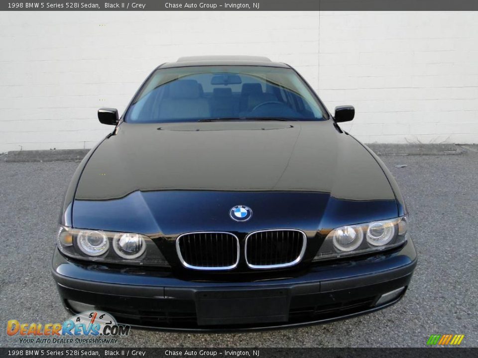 1998 BMW 5 Series 528i Sedan Black II / Grey Photo #4
