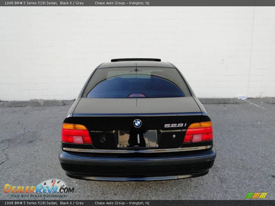 1998 BMW 5 Series 528i Sedan Black II / Grey Photo #7