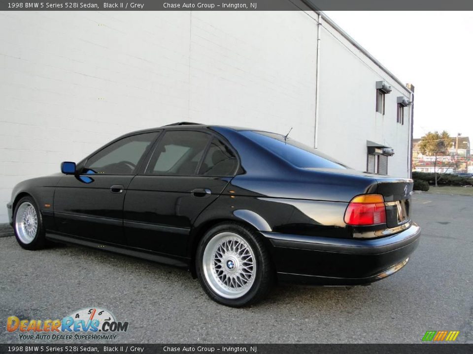 1998 BMW 5 Series 528i Sedan Black II / Grey Photo #8