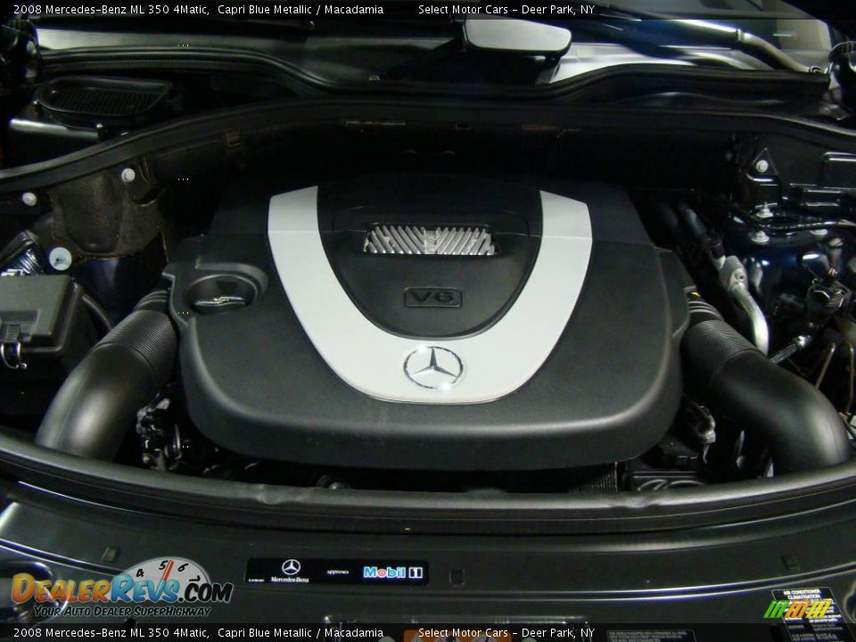 2008 Mercedes-Benz ML 350 4Matic Capri Blue Metallic / Macadamia Photo #14