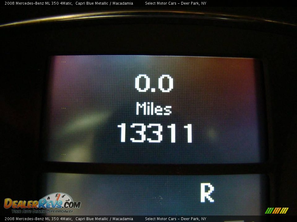 2008 Mercedes-Benz ML 350 4Matic Capri Blue Metallic / Macadamia Photo #15