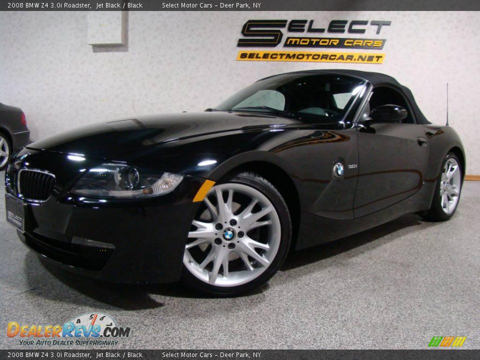 2008 BMW Z4 3.0i Roadster Jet Black / Black Photo #1