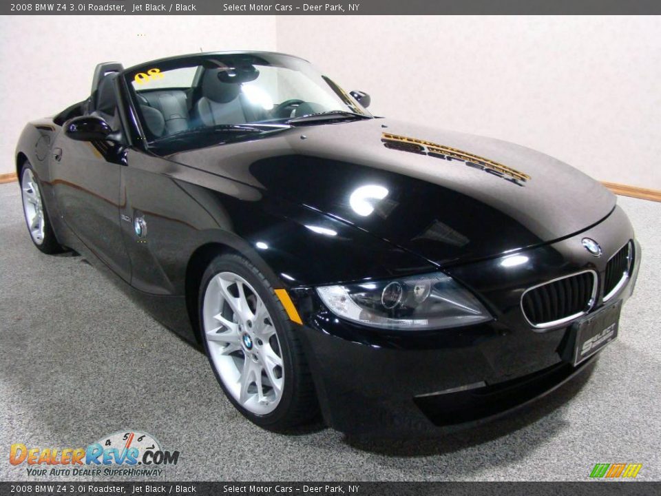 2008 BMW Z4 3.0i Roadster Jet Black / Black Photo #3