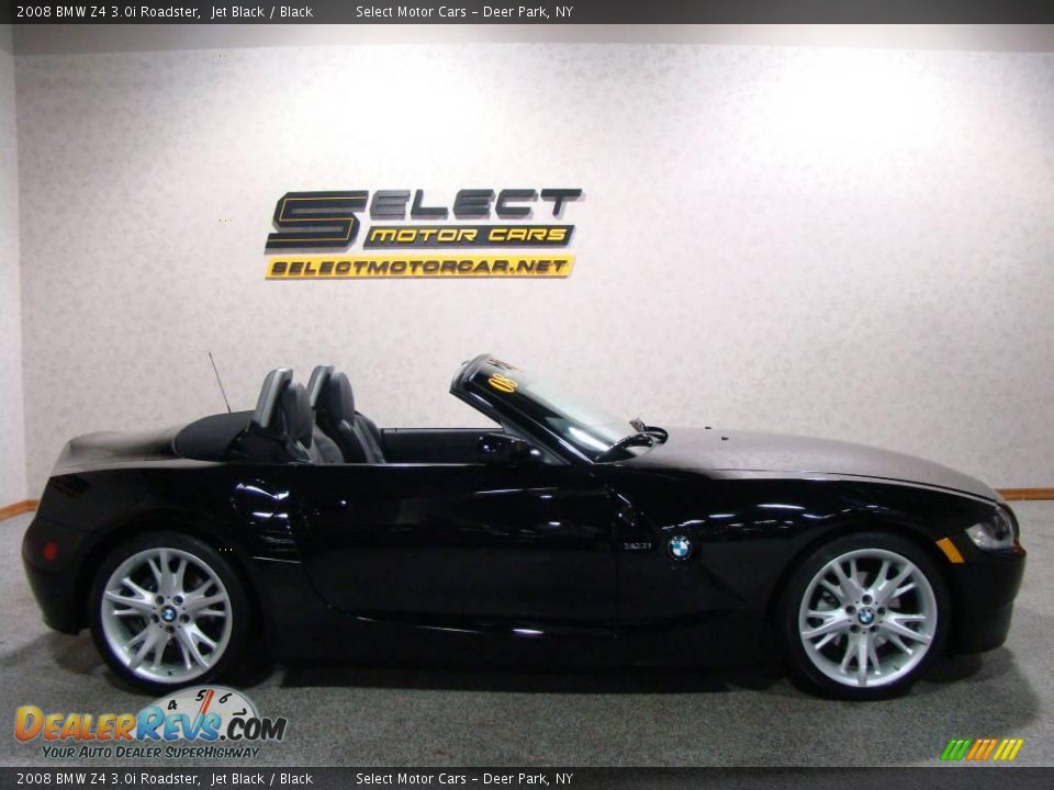 2008 BMW Z4 3.0i Roadster Jet Black / Black Photo #4