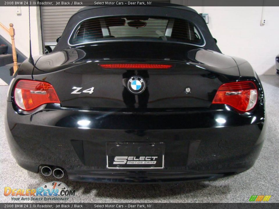 2008 BMW Z4 3.0i Roadster Jet Black / Black Photo #5