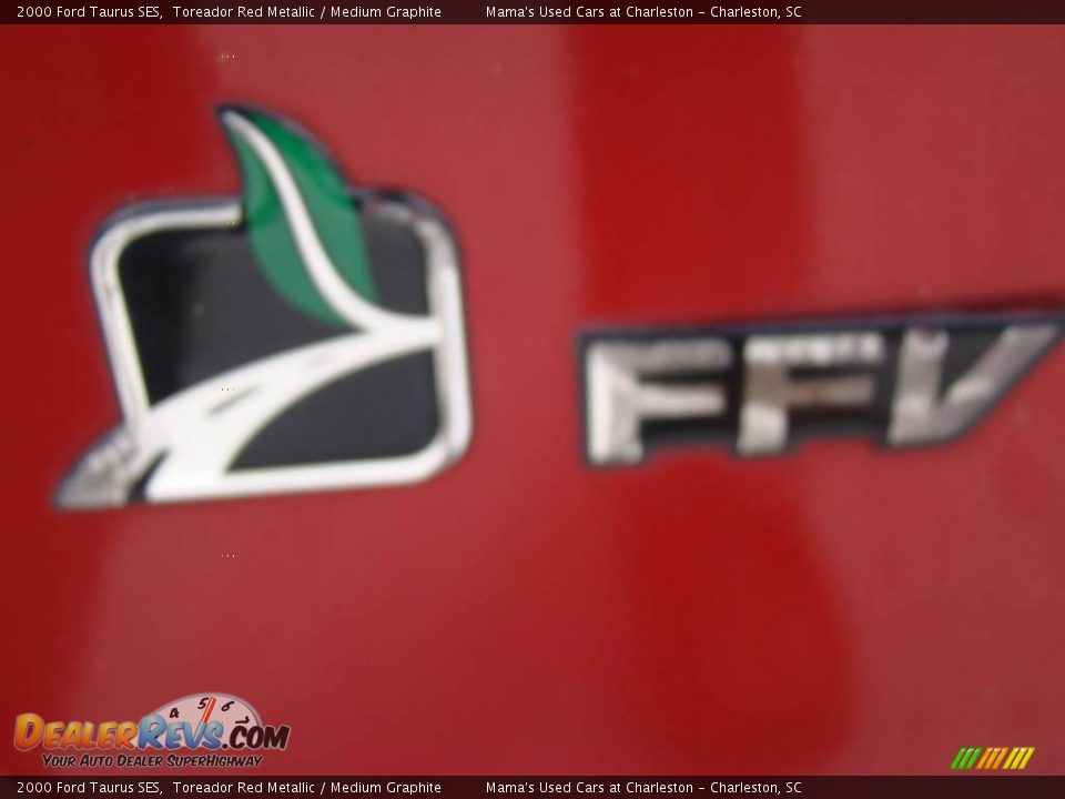2000 Ford Taurus SES Toreador Red Metallic / Medium Graphite Photo #33