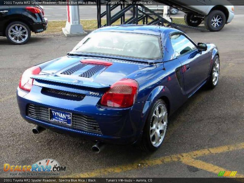 2001 Toyota MR2 Spyder Roadster Spectra Blue Mica / Black Photo #5