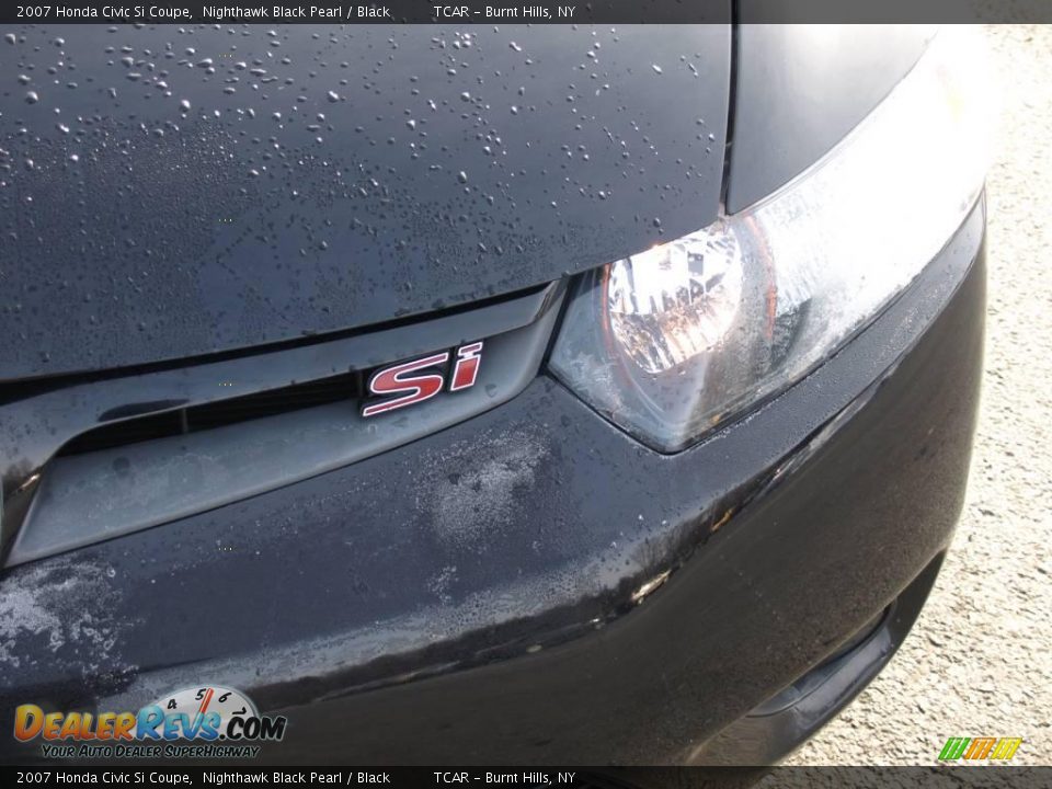 2007 Honda Civic Si Coupe Nighthawk Black Pearl / Black Photo #4