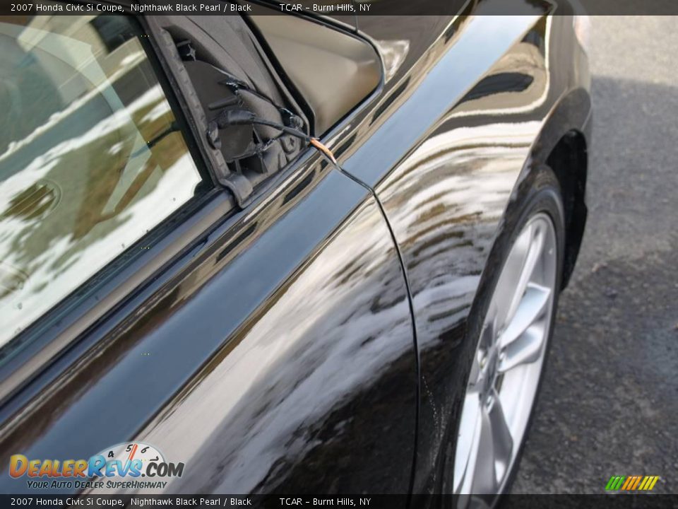 2007 Honda Civic Si Coupe Nighthawk Black Pearl / Black Photo #19