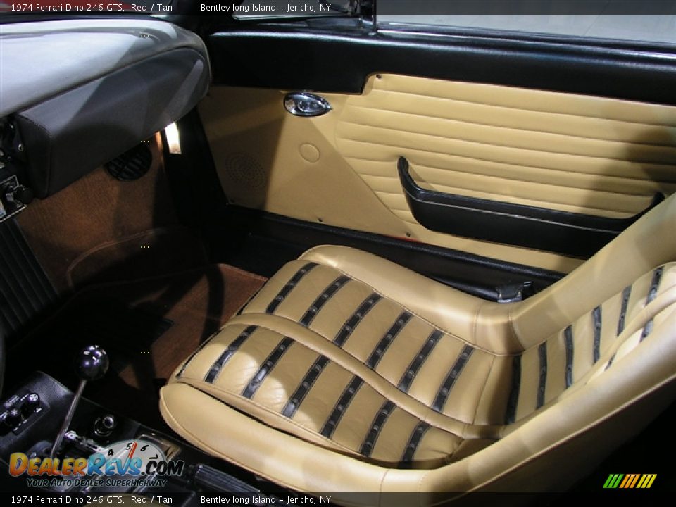 Tan Interior - 1974 Ferrari Dino 246 GTS Photo #12