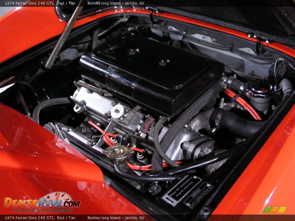 1974 Ferrari Dino 246 GTS 2.4 Liter DOHC 12-Valve V6 Engine Photo #15