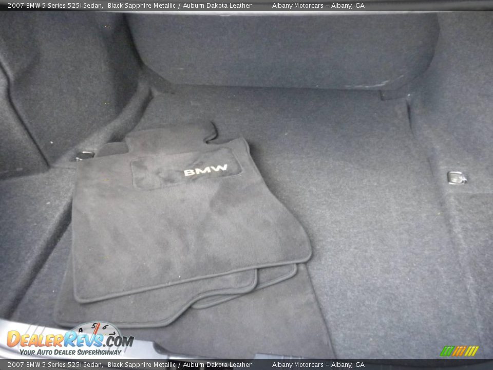 2007 BMW 5 Series 525i Sedan Black Sapphire Metallic / Auburn Dakota Leather Photo #6