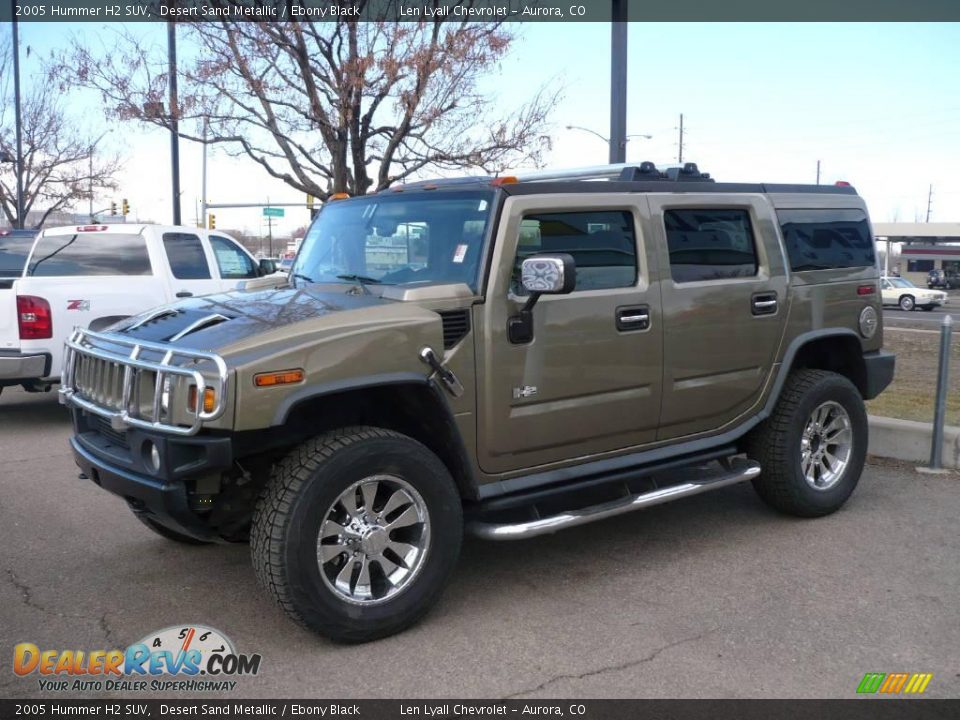 2005 Hummer H2 SUV Desert Sand Metallic / Ebony Black Photo #3