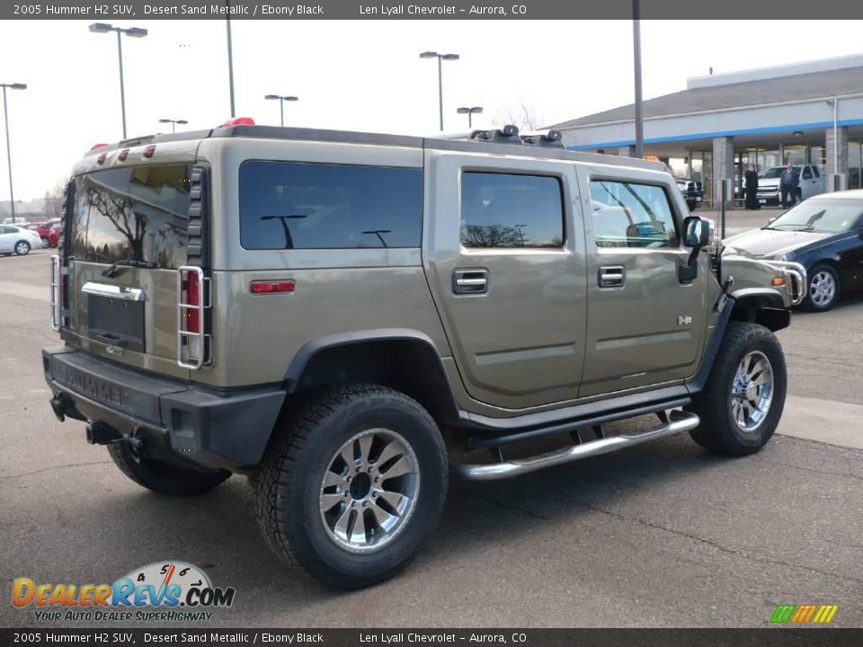 2005 Hummer H2 SUV Desert Sand Metallic / Ebony Black Photo #6