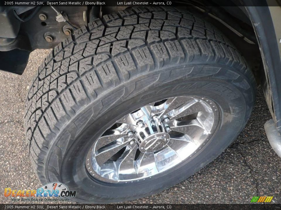 2005 Hummer H2 SUV Desert Sand Metallic / Ebony Black Photo #23