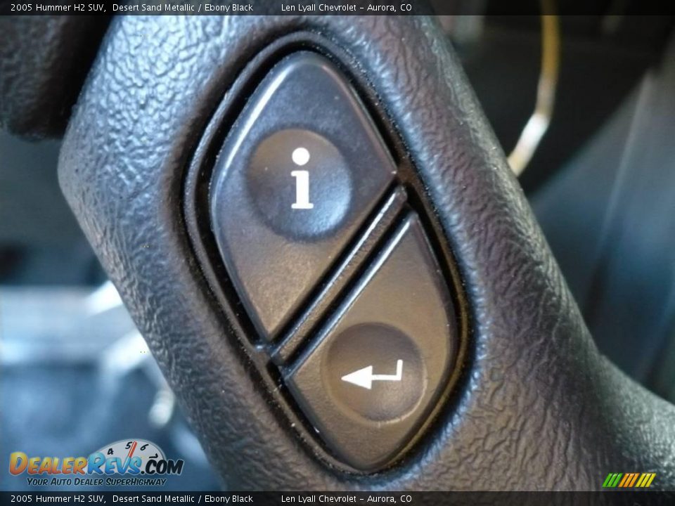 2005 Hummer H2 SUV Desert Sand Metallic / Ebony Black Photo #29