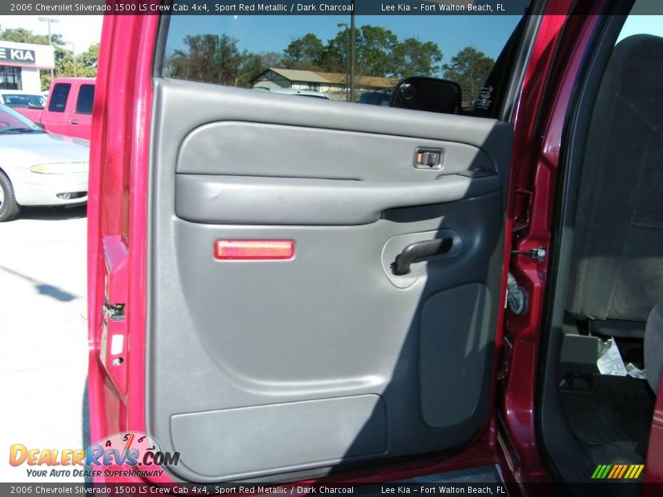2006 Chevrolet Silverado 1500 LS Crew Cab 4x4 Sport Red Metallic / Dark Charcoal Photo #19