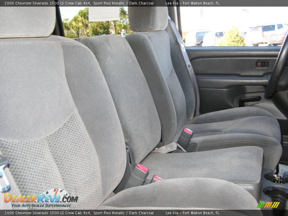 2006 Chevrolet Silverado 1500 LS Crew Cab 4x4 Sport Red Metallic / Dark Charcoal Photo #21