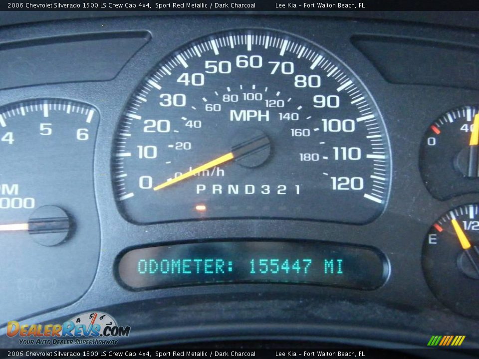 2006 Chevrolet Silverado 1500 LS Crew Cab 4x4 Sport Red Metallic / Dark Charcoal Photo #24