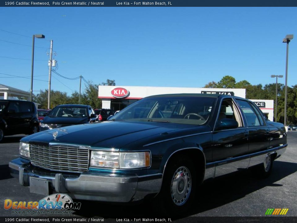 1996 Cadillac Fleetwood Polo Green Metallic / Neutral Photo #1