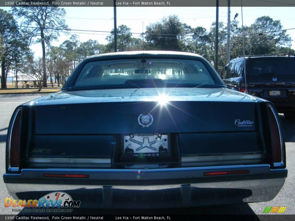 1996 Cadillac Fleetwood Polo Green Metallic / Neutral Photo #4