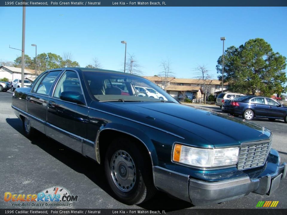 1996 Cadillac Fleetwood Polo Green Metallic / Neutral Photo #7