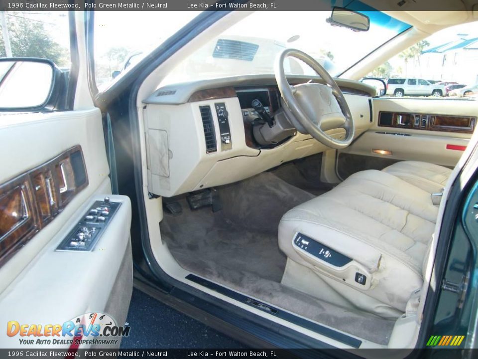 1996 Cadillac Fleetwood Polo Green Metallic / Neutral Photo #13