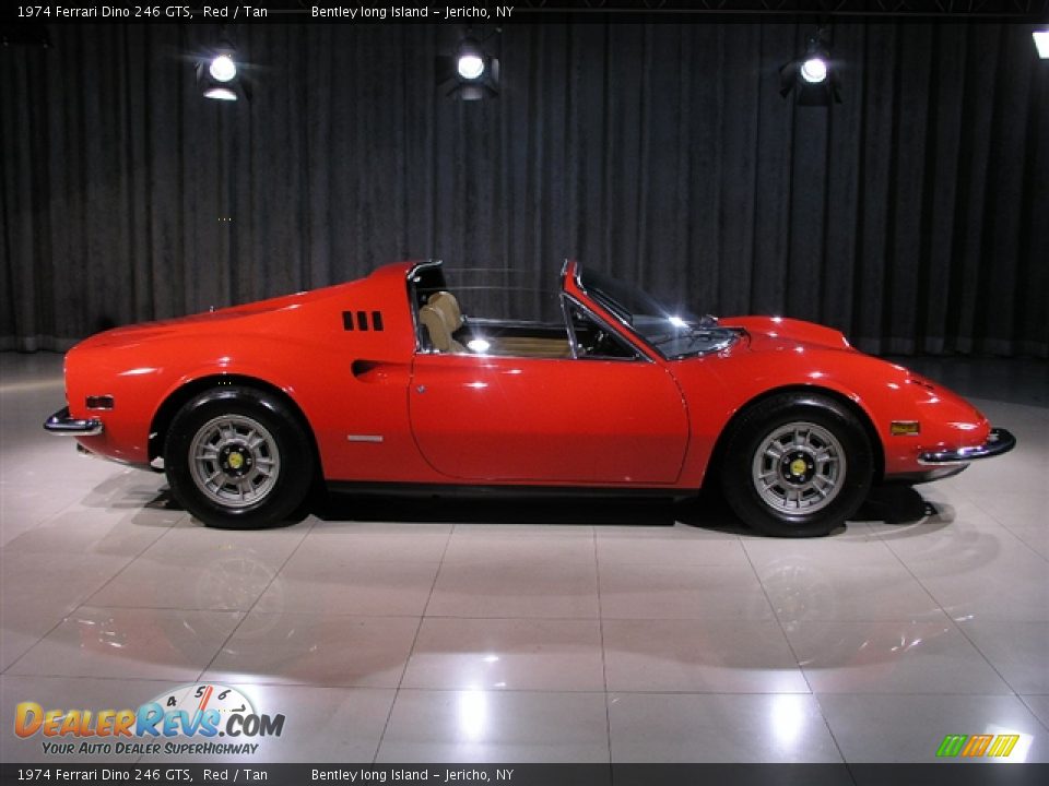 1974 Ferrari Dino 246 GTS Red / Tan Photo #19