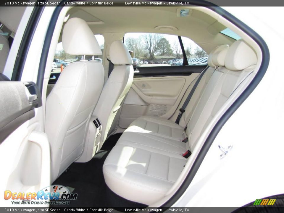 2010 Volkswagen Jetta SE Sedan Candy White / Cornsilk Beige Photo #4