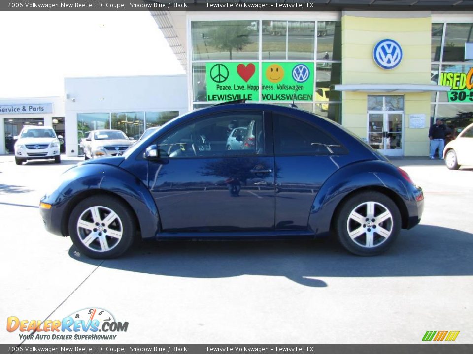 2006 Volkswagen New Beetle TDI Coupe Shadow Blue / Black Photo #2