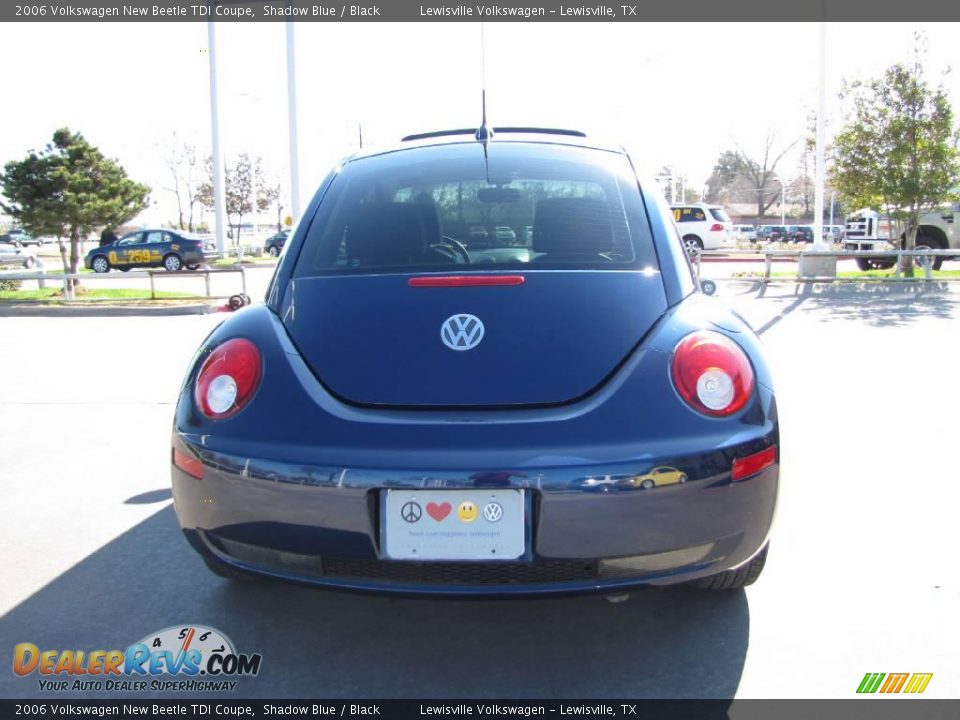 2006 Volkswagen New Beetle TDI Coupe Shadow Blue / Black Photo #4
