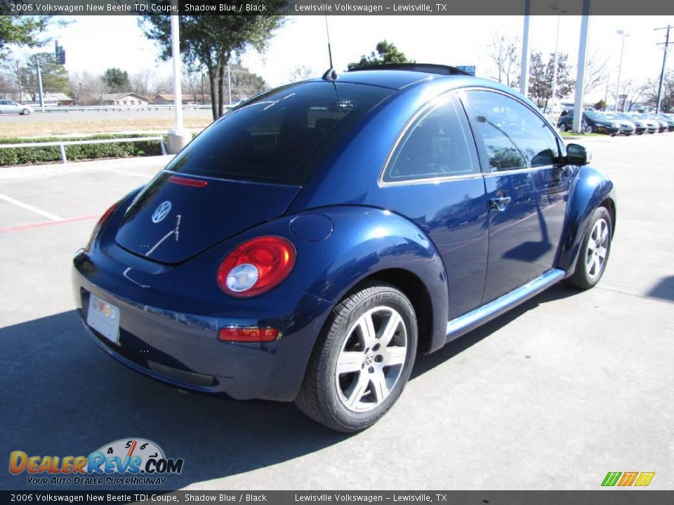 2006 Volkswagen New Beetle TDI Coupe Shadow Blue / Black Photo #5