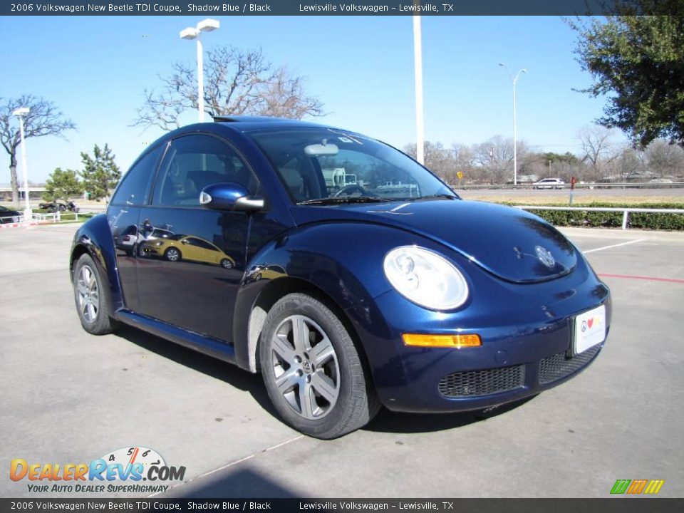 2006 Volkswagen New Beetle TDI Coupe Shadow Blue / Black Photo #7
