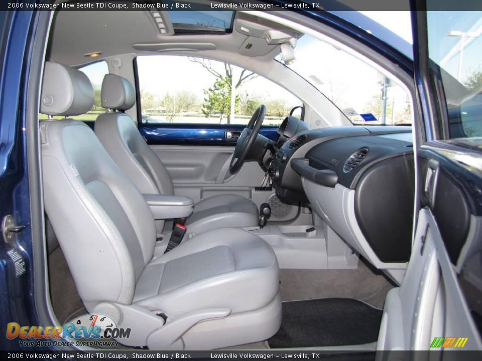 2006 Volkswagen New Beetle TDI Coupe Shadow Blue / Black Photo #10
