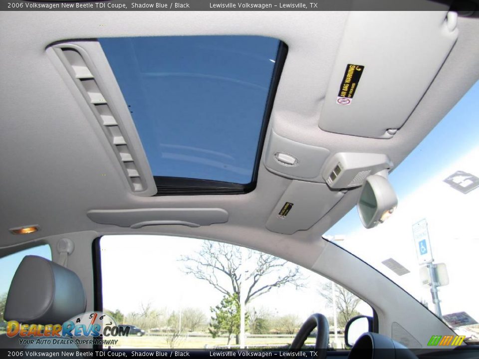 2006 Volkswagen New Beetle TDI Coupe Shadow Blue / Black Photo #18