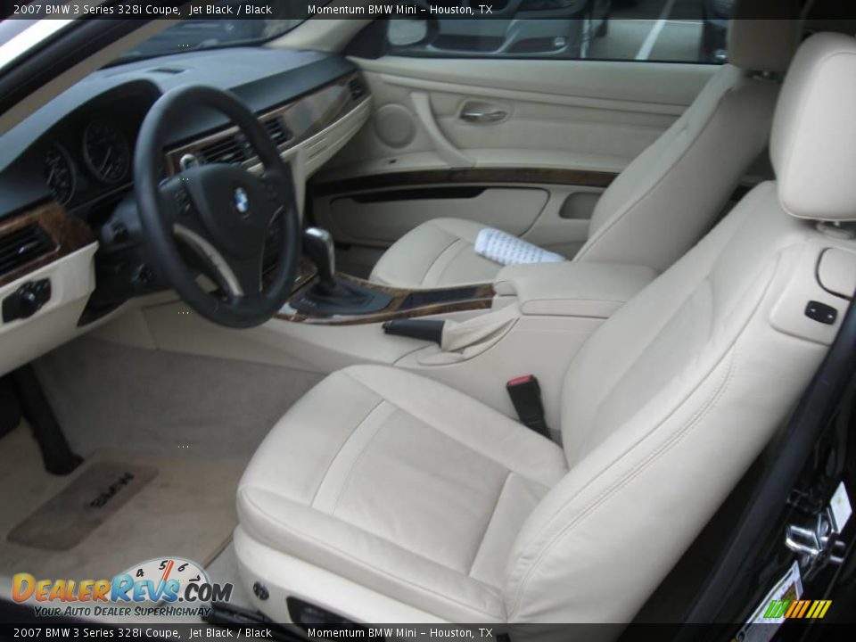 2007 BMW 3 Series 328i Coupe Jet Black / Black Photo #3