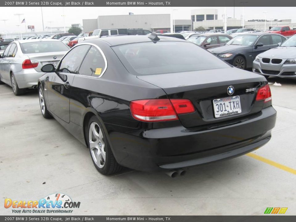 2007 BMW 3 Series 328i Coupe Jet Black / Black Photo #4