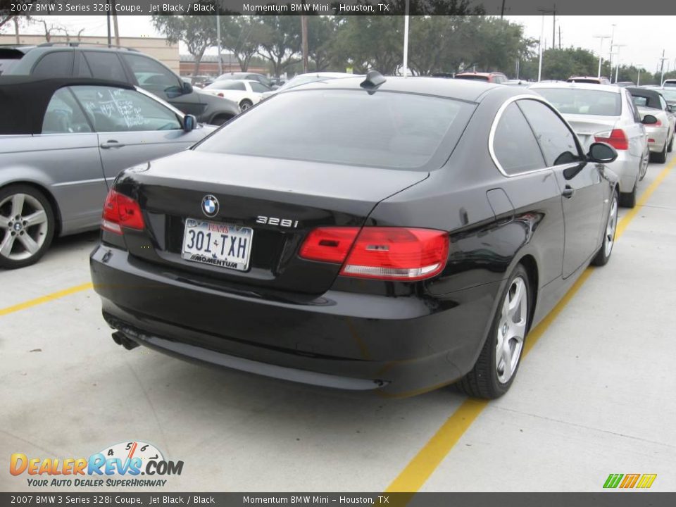 2007 BMW 3 Series 328i Coupe Jet Black / Black Photo #5
