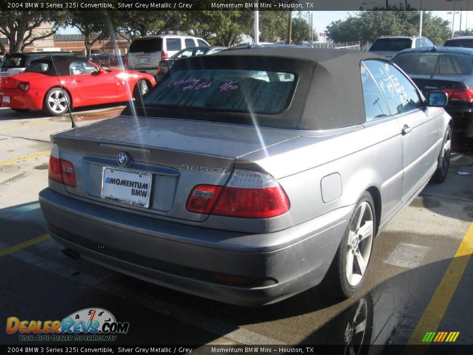 2004 BMW 3 Series 325i Convertible Silver Grey Metallic / Grey Photo #3