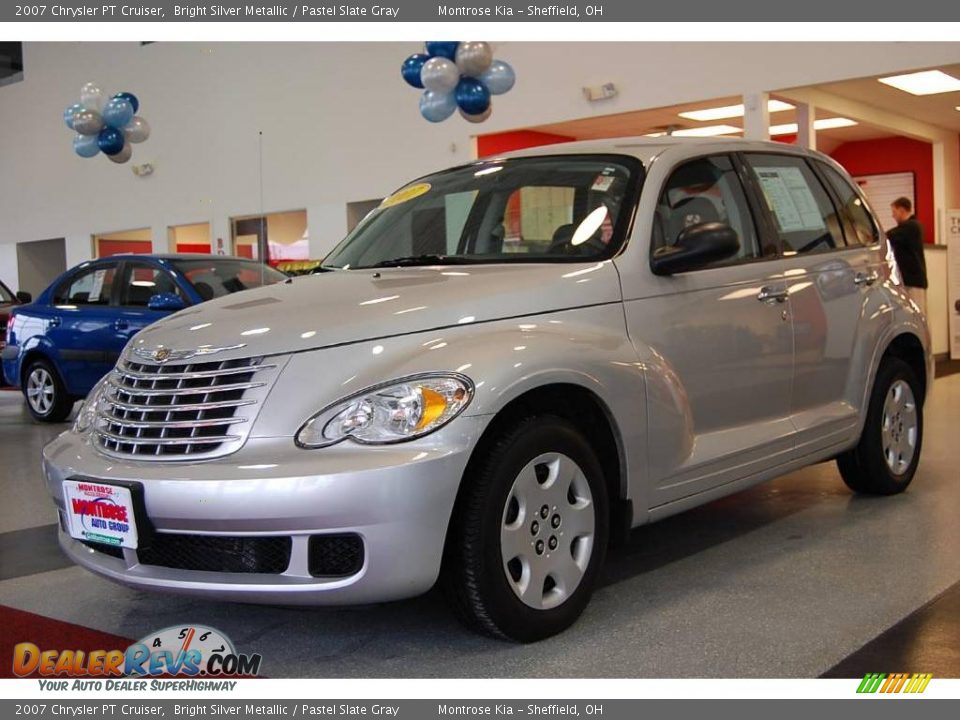 2007 Chrysler PT Cruiser Bright Silver Metallic / Pastel Slate Gray Photo #2