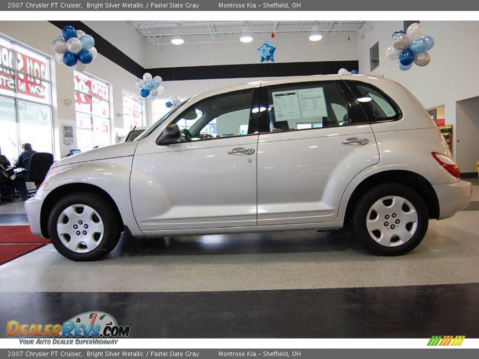 2007 Chrysler PT Cruiser Bright Silver Metallic / Pastel Slate Gray Photo #3