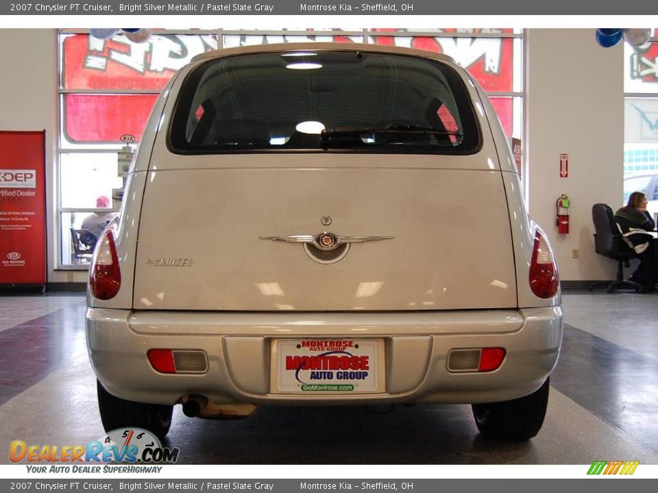 2007 Chrysler PT Cruiser Bright Silver Metallic / Pastel Slate Gray Photo #6