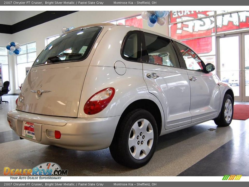 2007 Chrysler PT Cruiser Bright Silver Metallic / Pastel Slate Gray Photo #7