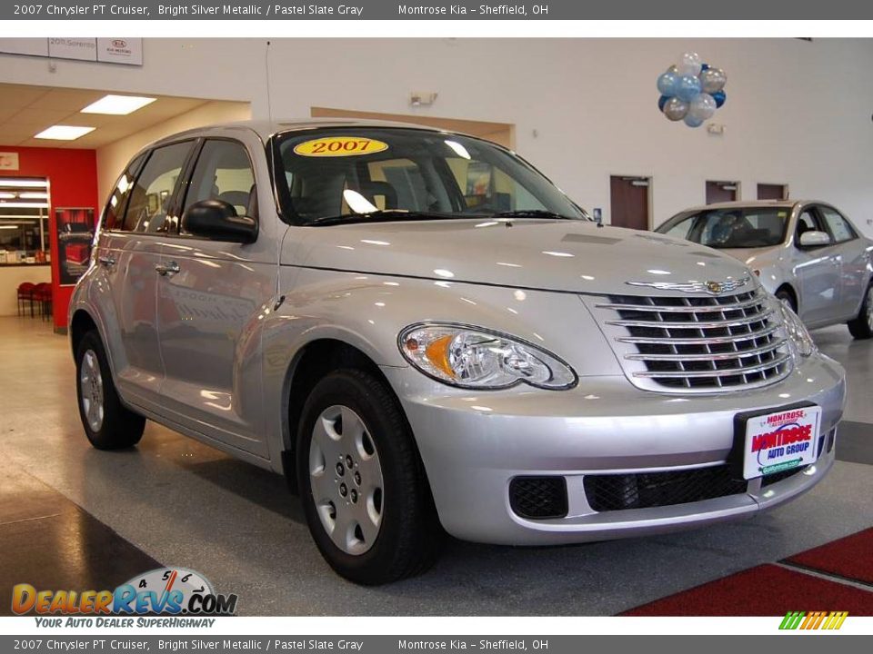2007 Chrysler PT Cruiser Bright Silver Metallic / Pastel Slate Gray Photo #9