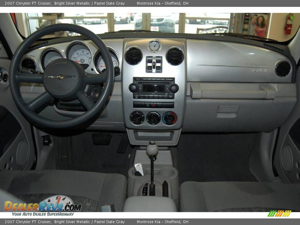 2007 Chrysler PT Cruiser Bright Silver Metallic / Pastel Slate Gray Photo #12